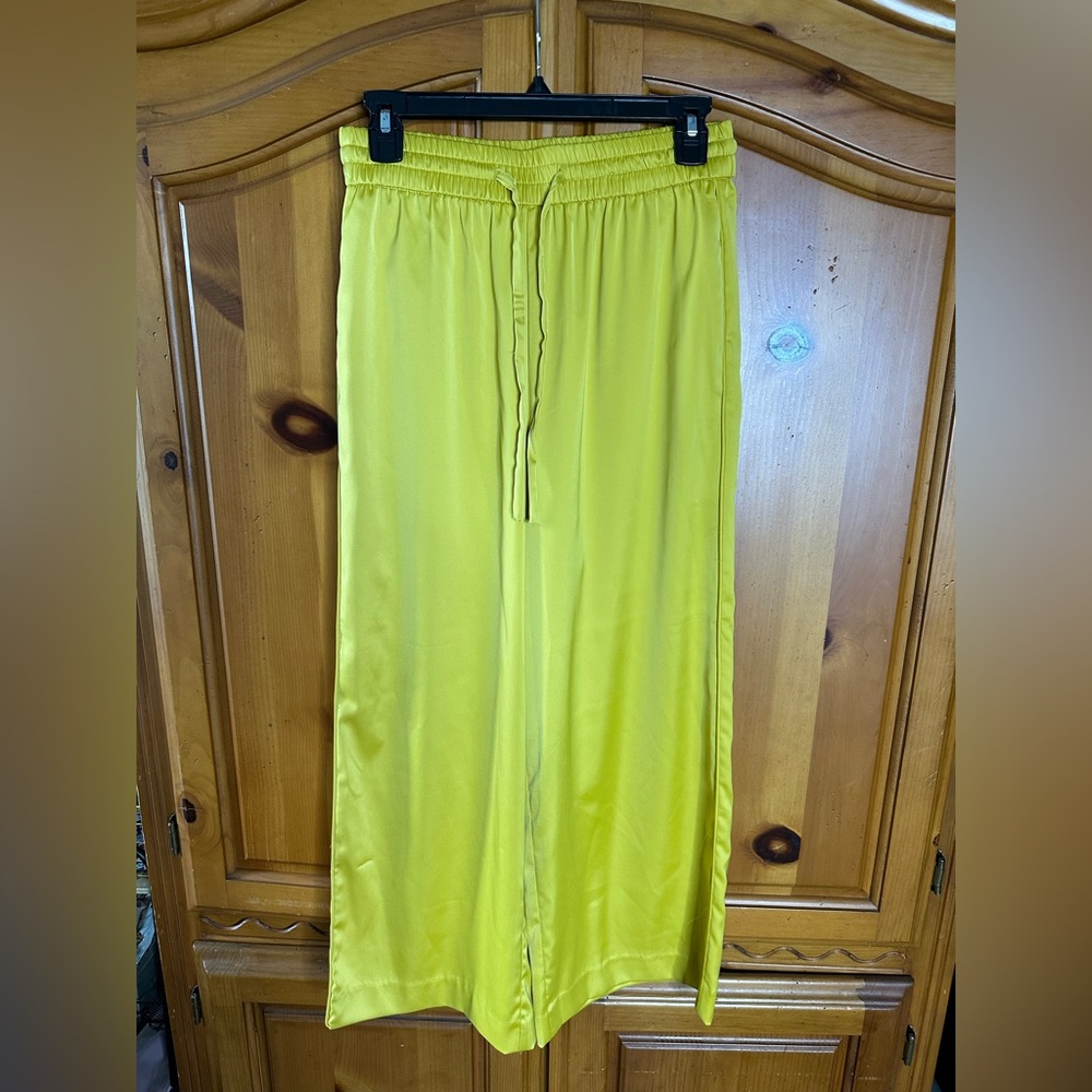 Zara wide leg drawstring pants